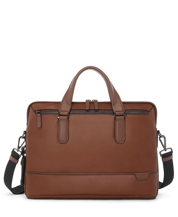 Tumi Harrison Sycamore Slim Brief Leather