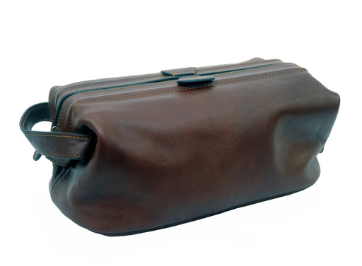 Touro Signature Leather Frame Opening Travel Kit